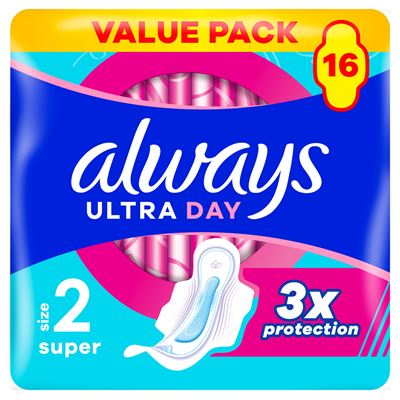 always Ultra Day & Night podpaski higieniczne Super 16 sztuk