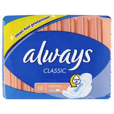 always Classic normal podpaski higieniczne 10 sztuk