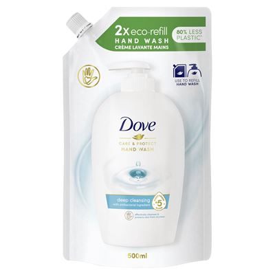 Dove Care & Protect mydło w płynie antybakteryjne zapas 500 ml