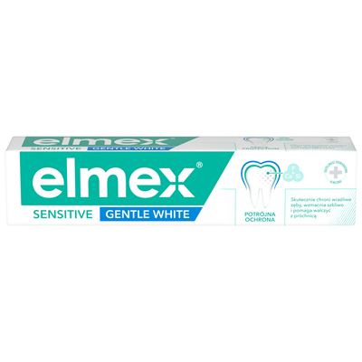 elmex Sensitive Whitening z aminofluorkiem Pasta do zębów 75 ml