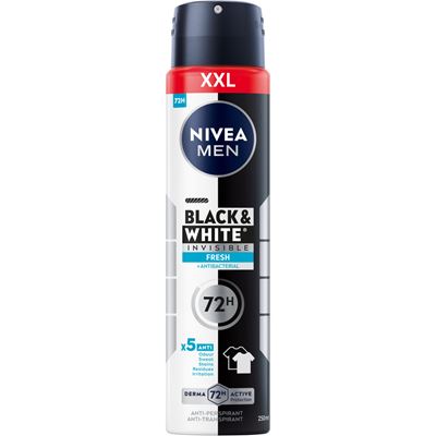 NIVEA MEN Black&White Invisible Fresh Antyperspirant w aerozolu 250 ml