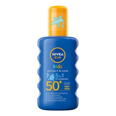 NIVEA Sun Kids Protect & Care nawilżający spray ochronny przed słońcem dla dzieci SPF50 200 ml