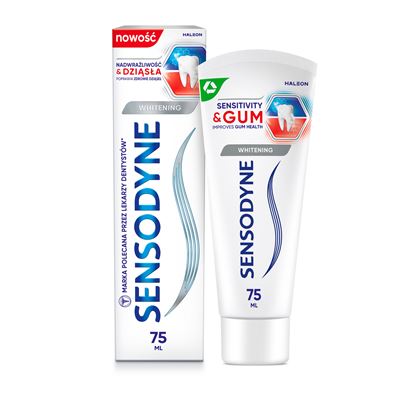 SENSODYNE Nadwrażliwość & Dziąsła Whitening 75 ml