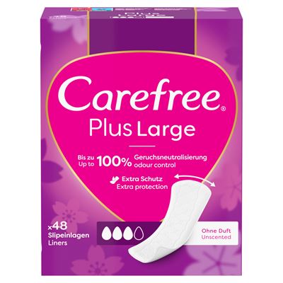 Carefree Plus Large Light scent 48 sztuk