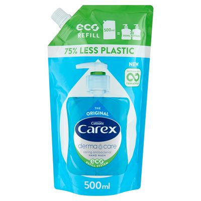CAREX Original Antybakteryjne mydło w płynie opakowanie uzupełniające 500 ml