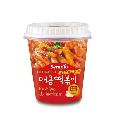 Sempio Tteokbokki kluski ryżowe Hot&Spicy 160 g