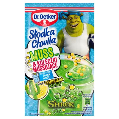 Dr.Oetker Mus Shrek Lemoniada-Kaktus 34 g