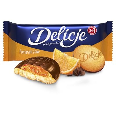 Delicje Szampańskie Pomarańczowe 147g
