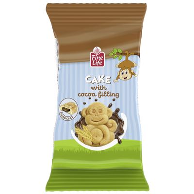 Fine Life Ciastko z nadzieniem kakaowym 30 g