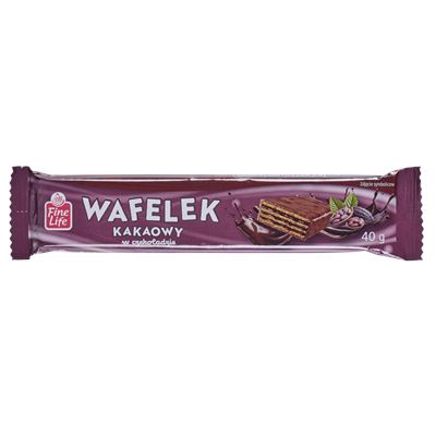 Fine Life Wafelek kakaowy w czekoladzie 40 g