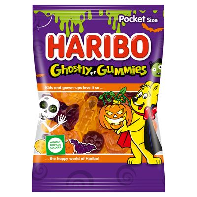 HARIBO Ghostly Gummies Żelki o smaku owocowym 90 g