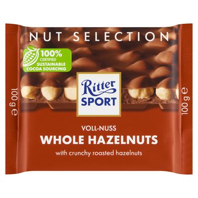 RITTER SPORT Czekolada Whole Hazelnuts 100g