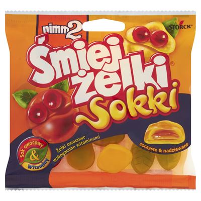 nimm2 Śmiejżelki Sokki żelki owocowe 90g