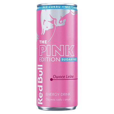 Red Bull The Pink Edition Napój energetyzujący bez cukru owoce leśne 250 ml