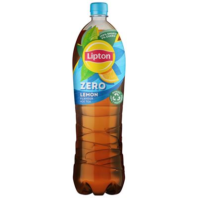 Lipton Lemon Napój z ekstraktem z czarnej herbaty o smaku cytrusowym bez dodatku cukru 1,5L