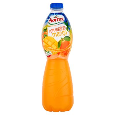 Hortex Pomarańcza mango Napój niegazowany 6 x 1,75 l