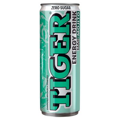 TIGER Energy Drink Mojito Zero Sugar 12x250ml puszka