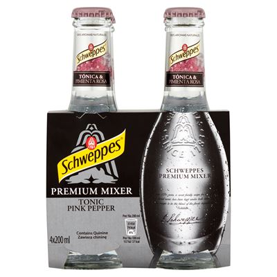 Schweppes Premium Mixer Pink Pepper Napój gazowany 200 ml 12 sztuk