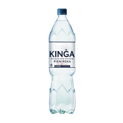 KINGA PIENIŃSKA Woda mineralna gazowana niskosodowa 6 x 1,5 l [kaucja]