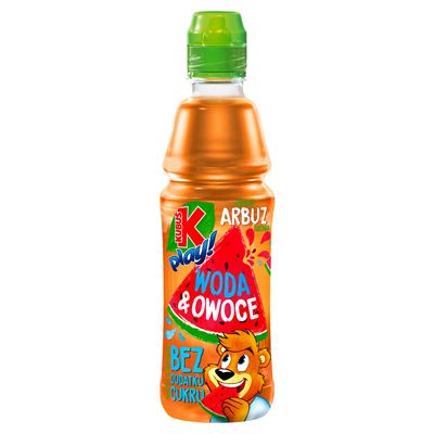 KUBUŚ PLAY! Napój Woda i owoce jabłko arbuz aronia 12 x 400 ml [kaucja]