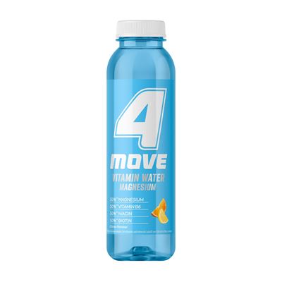 4MOVE VITAMIN WATER cytrus magnez + B6 6 x 556 ml [kaucja]