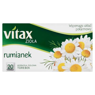 VITAX Zioła rumianek 20 torebek 30g