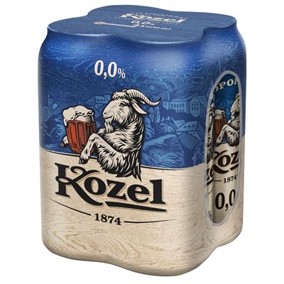 KOZEL Piwo bezalkoholowe 4x500ml puszka