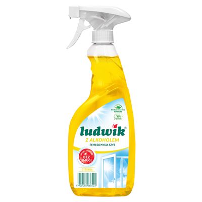 ludwik Płyn do mycia szyb z alkoholem cytrynowy 600 ml
