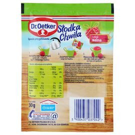 Dr. Oetker Słodka Chwila Kisiel malinowy 30 g