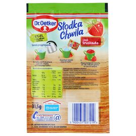 Dr. Oetker Słodka Chwila Kisiel truskawkowy z owocami 31,5 g
