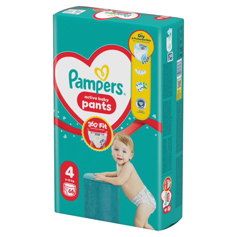 Pieluchy Rozmiar 4 (9-15kg) 66 szt.