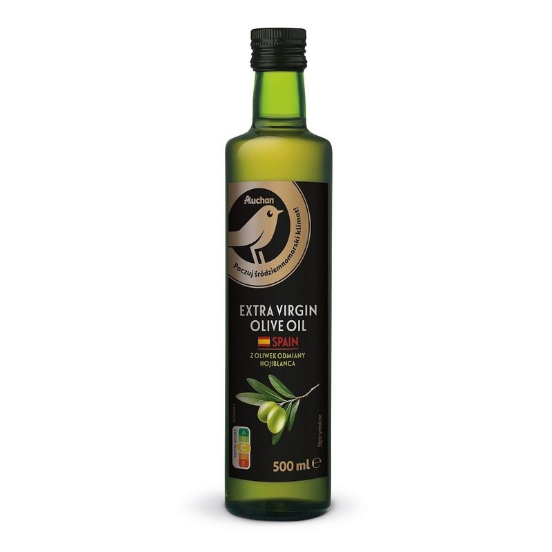 Oliwa z oliwek Hojiblanca najwyższej jakości z pierwszego tłoczenia Auchan Collection  Auchan 500 ml
