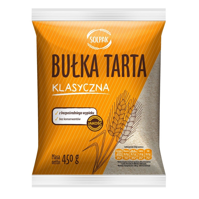 Bułka tarta pszenna Solpak 450 g