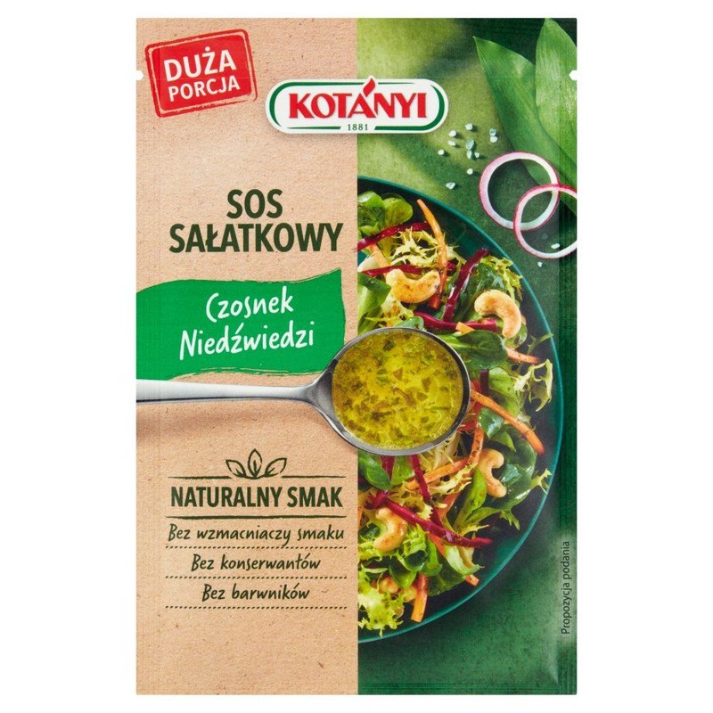 Sos sałatkowy czosnek niedźwiedzi Kotányi 20 g