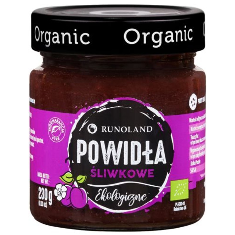 Powidła śliwkowe ekologiczne Runoland 230 g