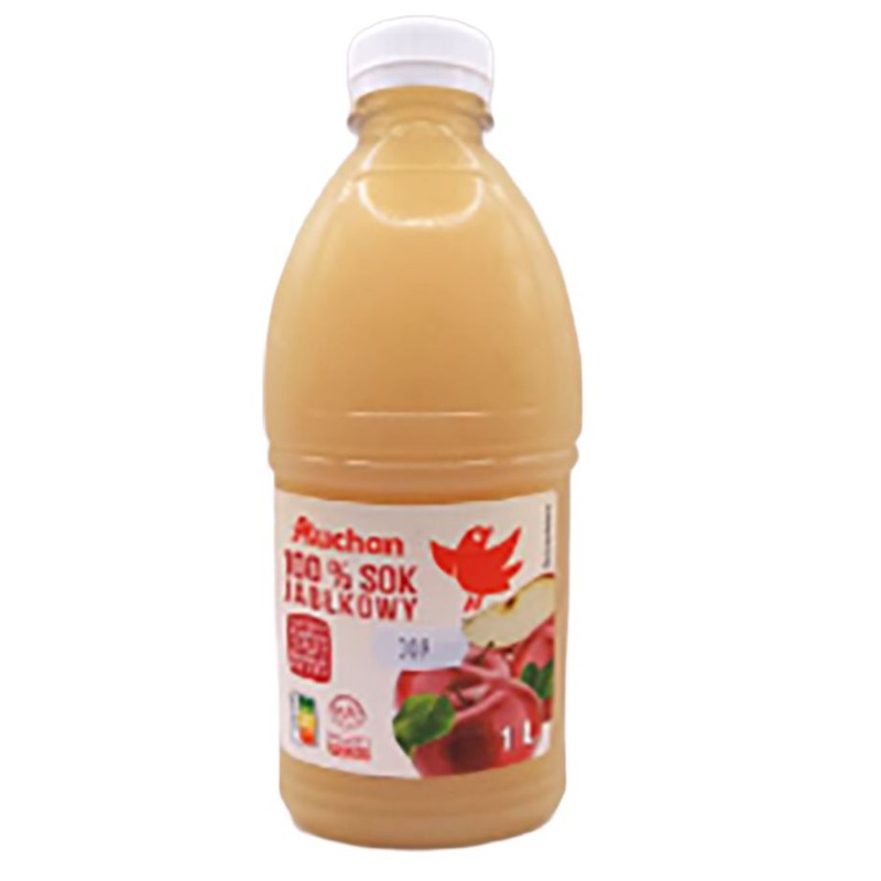Sok jabłkowy 100%  Auchan 1 l