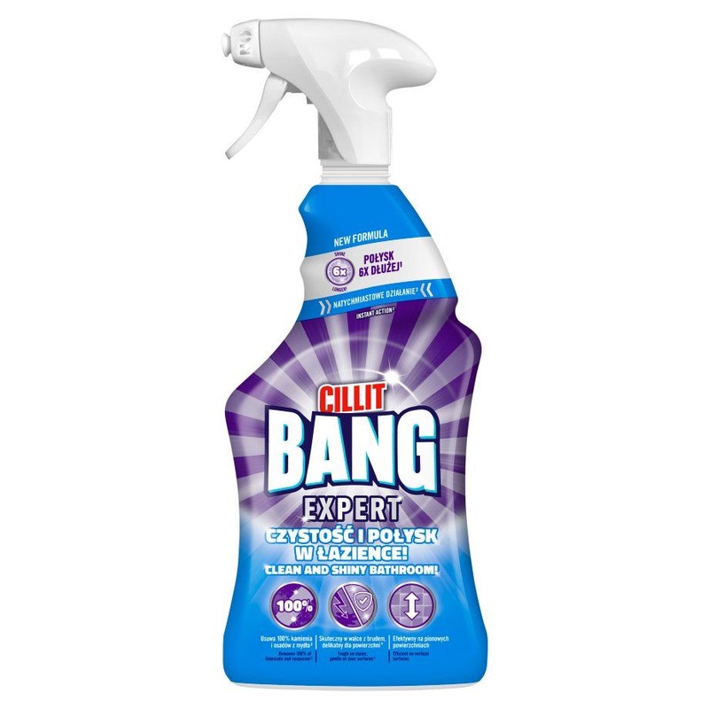 Czystość o połysk w łazience spray Cillit Bang  750 ml