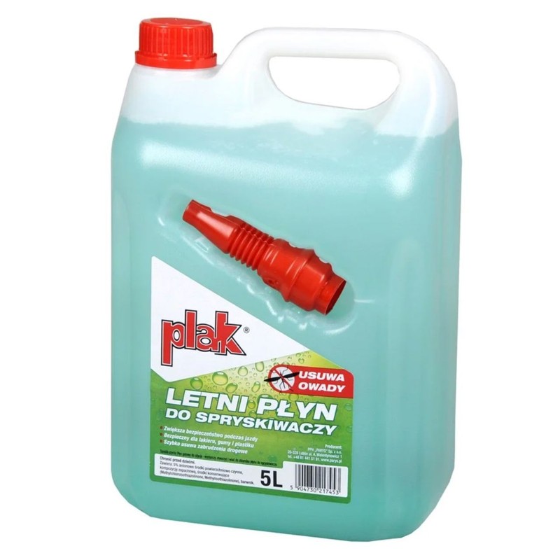 Letni płyn do spryskiwaczy PLAK 5 l