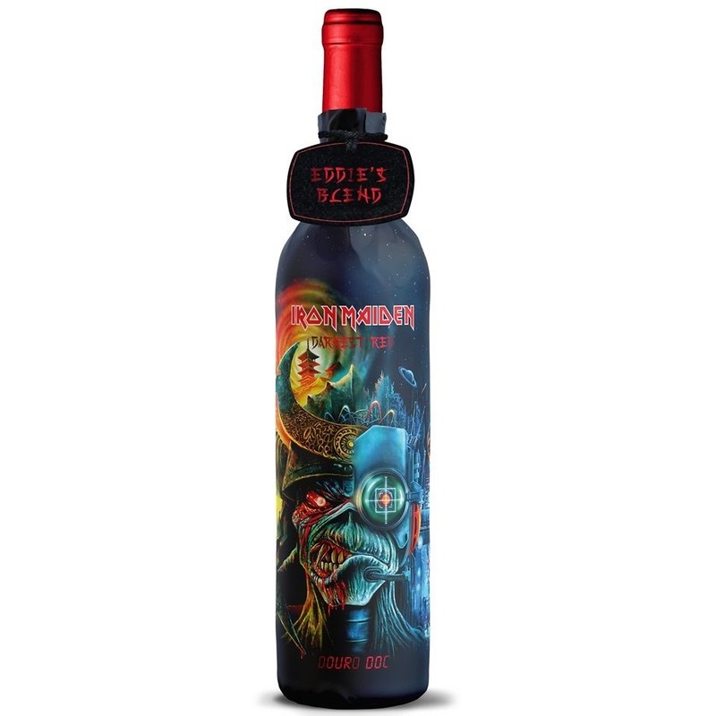Wino portugalskie czerwone wytrawne Darkest Red Eddies Blend Red alk. 13,5% obj. Iron Maiden 750 ml