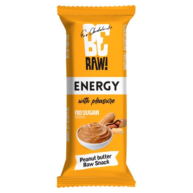 Baton proteinowy Energy z pastą orzechową Be Raw! 40 g