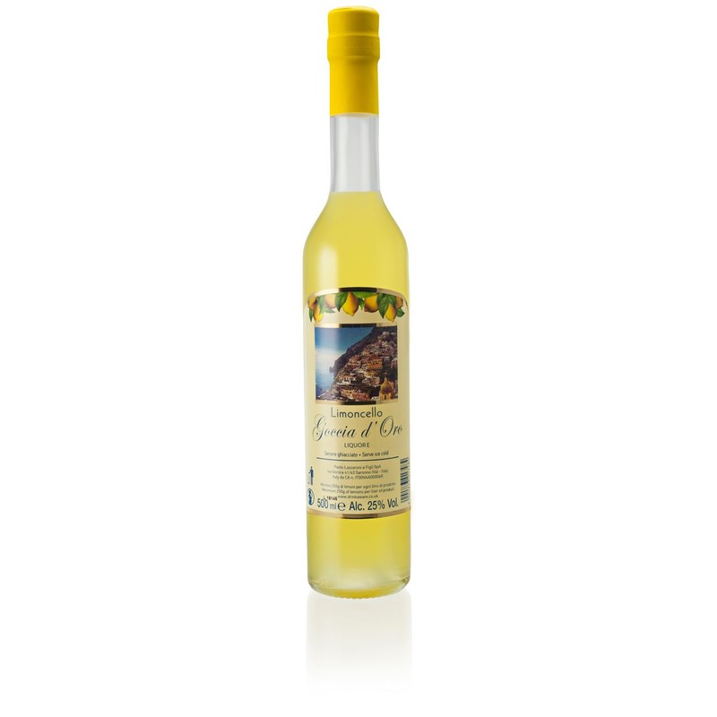 Limoncello Goccia dOro alk.25% obj. Lazzaroni 500 ml