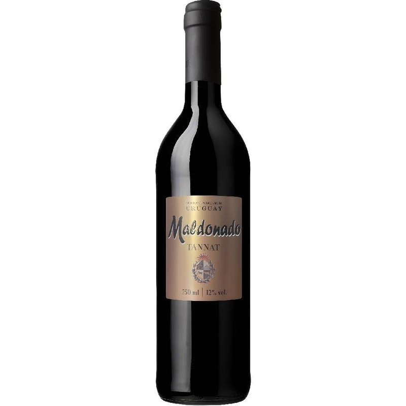 Wino Tannat czerwone półwytrawne alk.12% obj..  Maldonado 750 ml