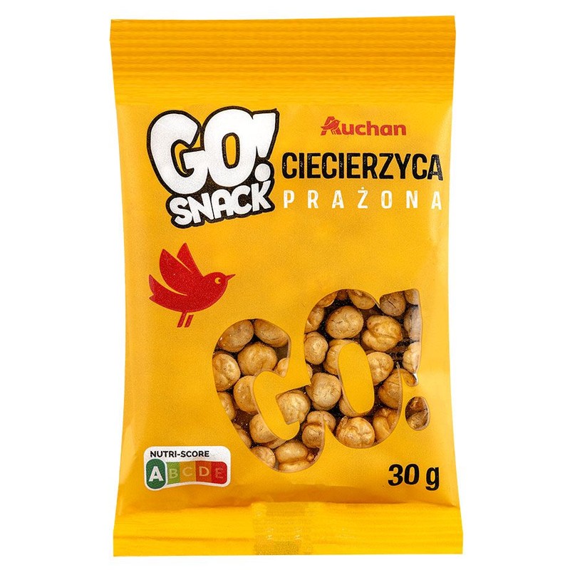 Go Snack ciecierzyca prażona Auchan 30 g