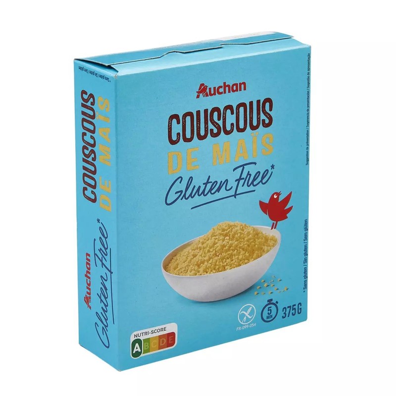 Kuskus kukurydziany bezglutenowy Auchan 375 g