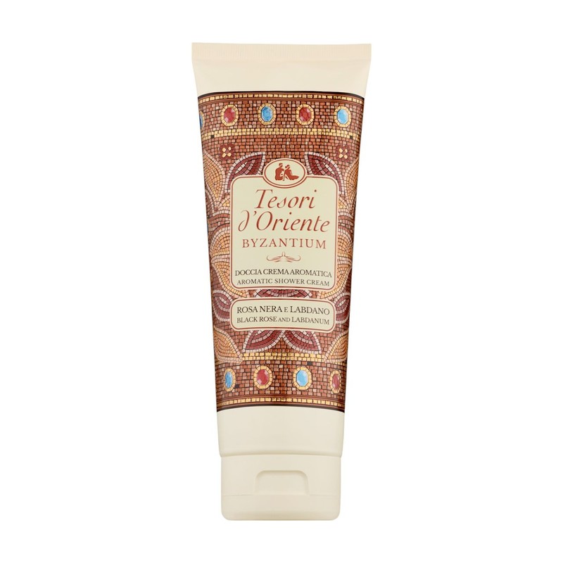 Kremowy żel pod prysznic Byzantium Czarna Róża i Labdanum Tesori d'Oriente 250 ml