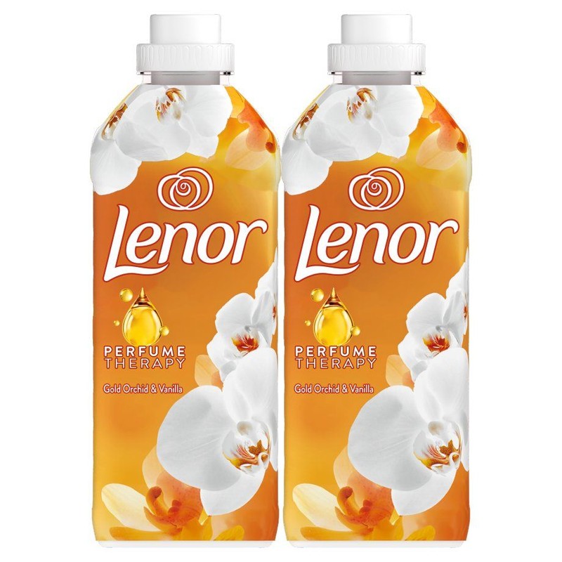 Płyn do płukania Perfume Therapy Gold Orchid Lenor 2 x 987 ml