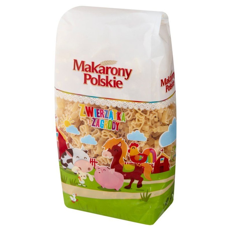 Makaron zwierzątka z zagrody Makarony Polskie 400 g