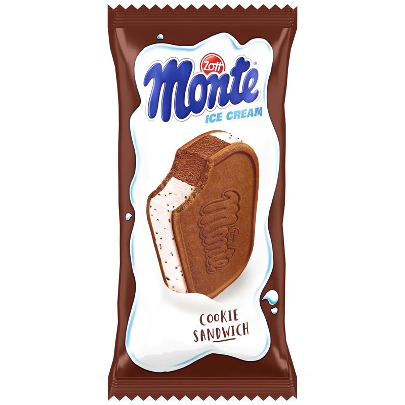 Ice Cream Cookie Sandwich  Monte 120 ml