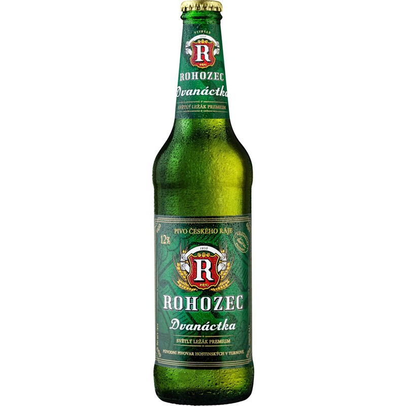 Piwo Dwanastka alk.5.3% obj. Rohozec 500 ml