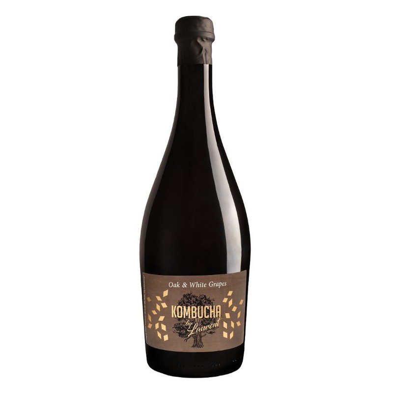 Kombucha na płatkach dębu o smaku białych winogron   By Laurent 750 ml